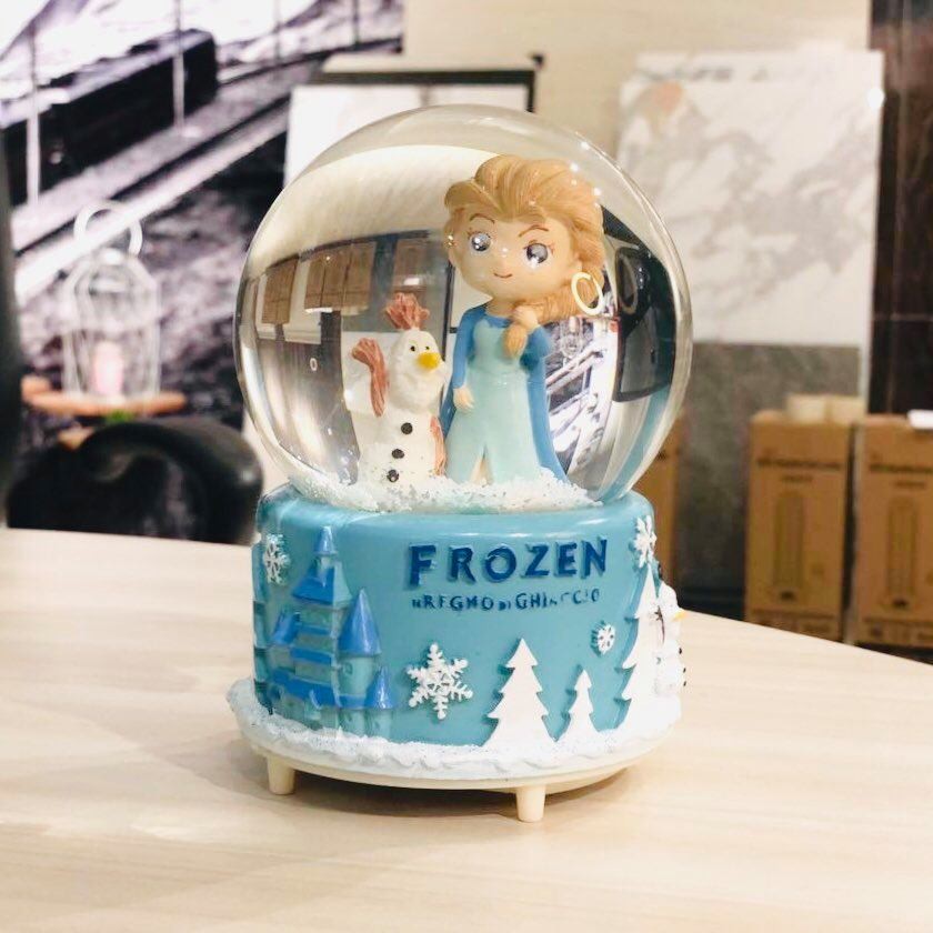 disney frozen elsa snow globe