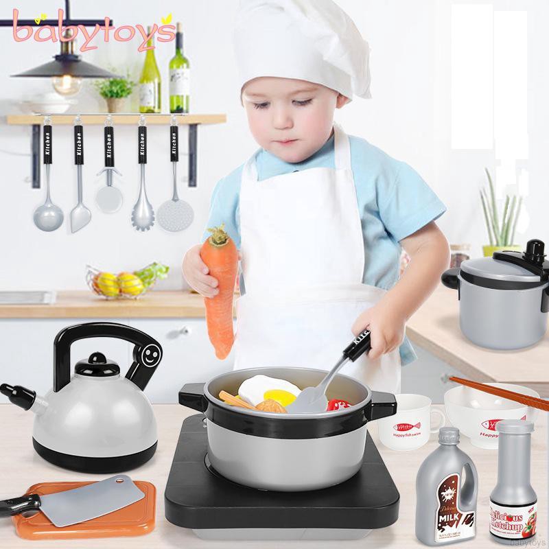 toddler real cooking set