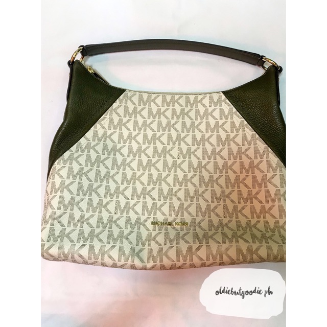 michael kors monogram bag olive