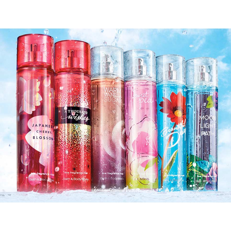 Bath and Body works fragrance mist perfume 236ml bbw Part 1 | Shopee ...