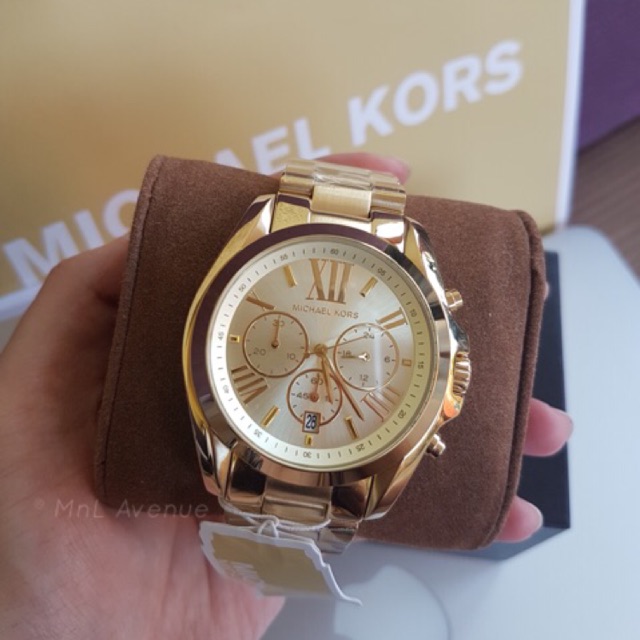 Michael Kors Bradshaw Gold Tone Watch 