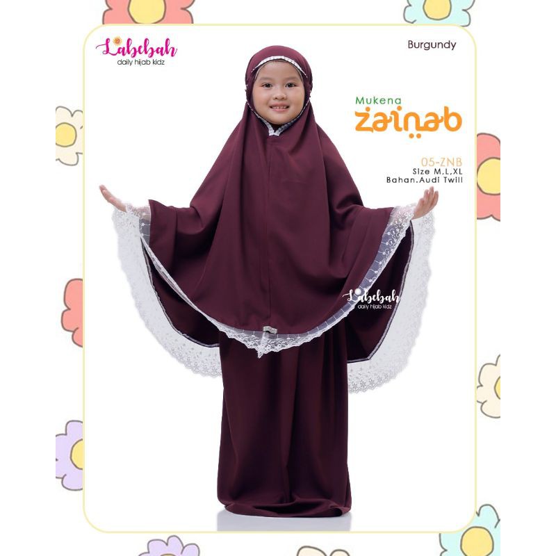 Mukena Anak Zainab (5-11 Years Old) | Shopee Philippines