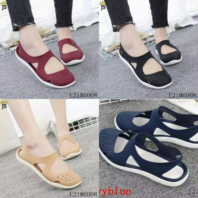 KOREAN RUBBER SANDAL FOR WOMEN ( Good For Rainy Season ) | Shopee ...