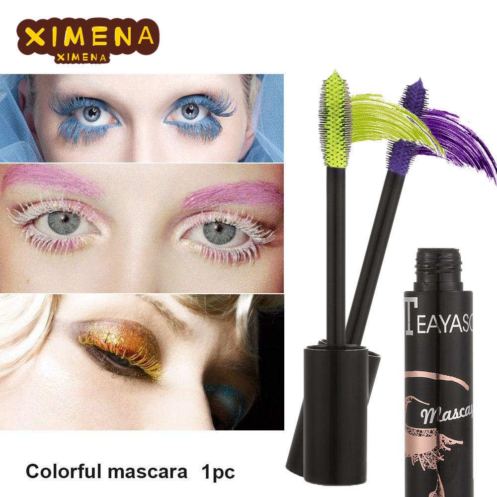 [TEAYASON] Blue Purple Gold Silver Green Waterproof Colorful Mascara