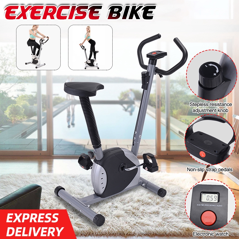 exercise bike with digital screen