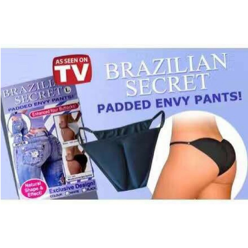 As Seen On TV Brazilian Secret Padded Envy Pants (Black) Shopee