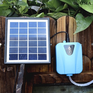 Boatsea Oxygen Pump Solar Power Wear-Resistant Solid Reusable Effective Low Noise Ultra Silent Fish Tank CO2 Reactor Aquatic Solar Pump for Water Fish #7