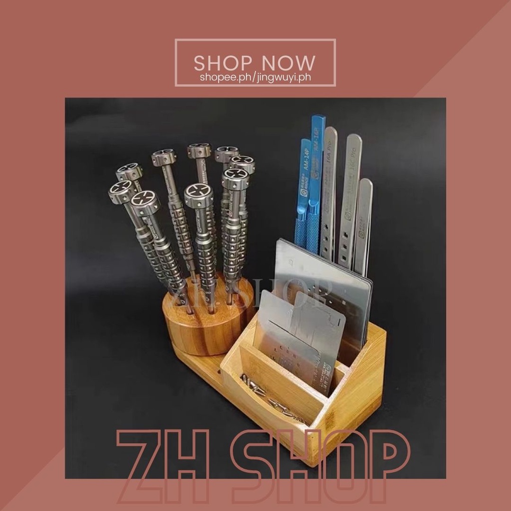 Rotating Wooden Screwdriver Tool Box Storage Box, Screwdriver Tools ...