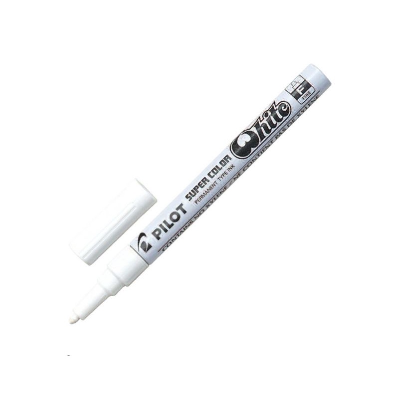 Pilot Super Colour Paint Marker White (SC-W-F) | Shopee Philippines