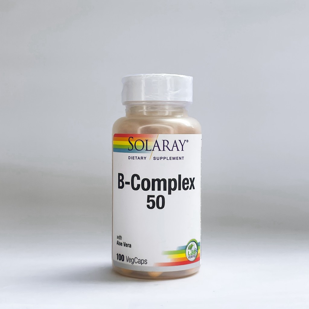 Solaray, B-Complex 50, 100 VegCaps | Shopee Philippines