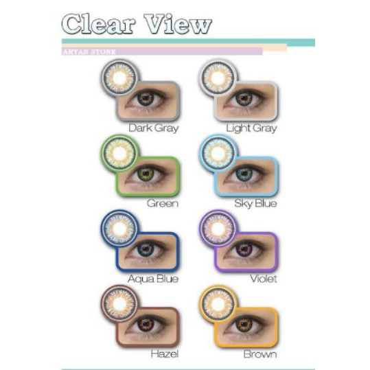 Clearview 1yr Extended Wear Toric Lenses/Astigmatism/graded Shopee