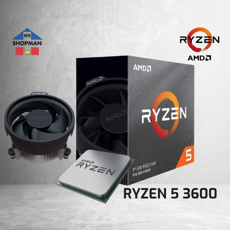 AMD Ryzen 5 3600 Boxed / Tray Processor AM4 6Cores 12Threads | Shopee ...