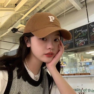 Korea P Letter Baseball Cap Showing Face Small Autumn Winter Personality Street Versatile Student Couple Trendy Hat Sun #4