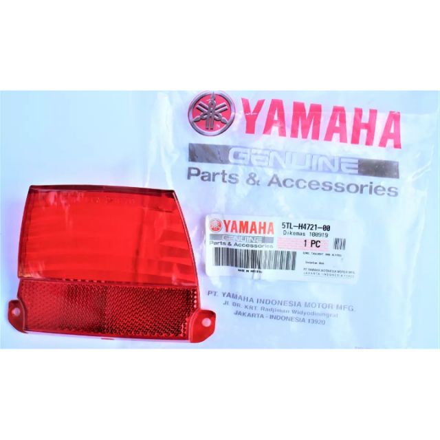 ORIGINAL YAMAHA TAIL LIGHT LENS (INNER LENS) FOR MIO SPORTY (RED