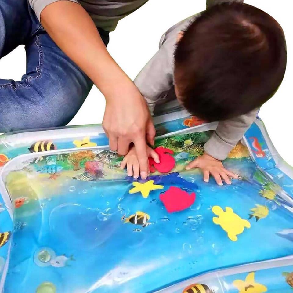 animal tummy time mat