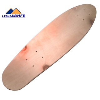Maple Mini Cruiser Skateboard Professional Fish Four Wheels Single Rocker 7-Layer DIY Skate Board Deck