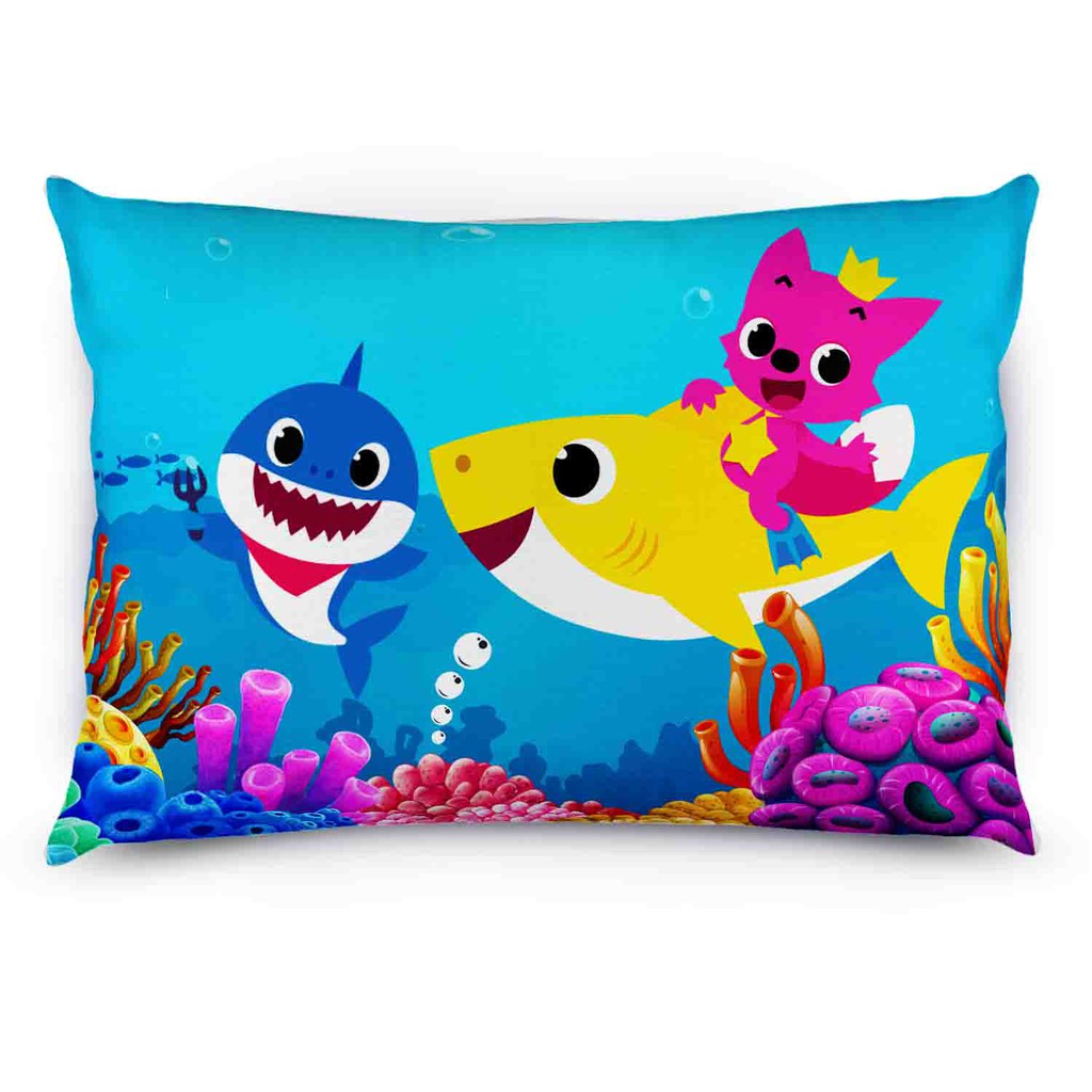 LIVEPILLOW Baby Shark pillow toys BIG size 13x18 inches design 01
