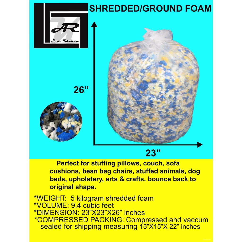 shredded/ Ground foam filler 23"X23"X26" inches Shopee Philippines