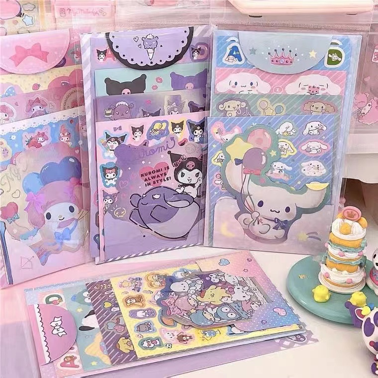 Steve Sanrio Reward Stickers Collection Cute Kuromi Journal bujo deco