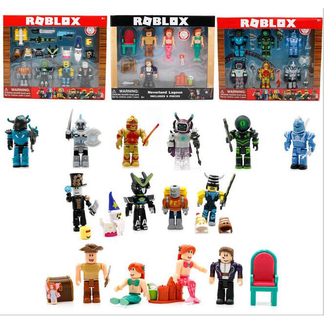 Roblox Figures 6pcs Set Pvc Game Roblox Toy Kids Building Block Doll Shopee Philippines - lobo robot roblox