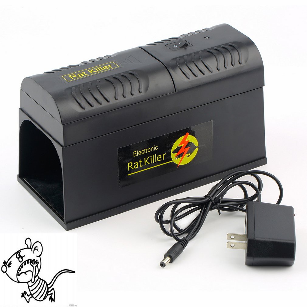 Electronic Mice Rat Killer Rodent Repeller Electric Trap Zapper Pest