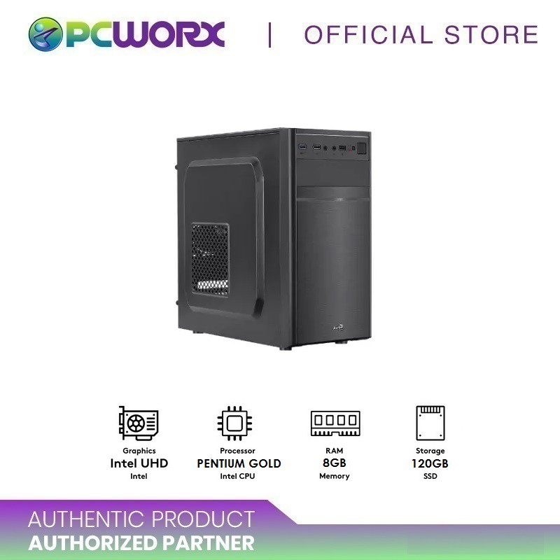 Pcworx Basic Office Desktop Intel G6400 Pentium Gold Shopee Philippines