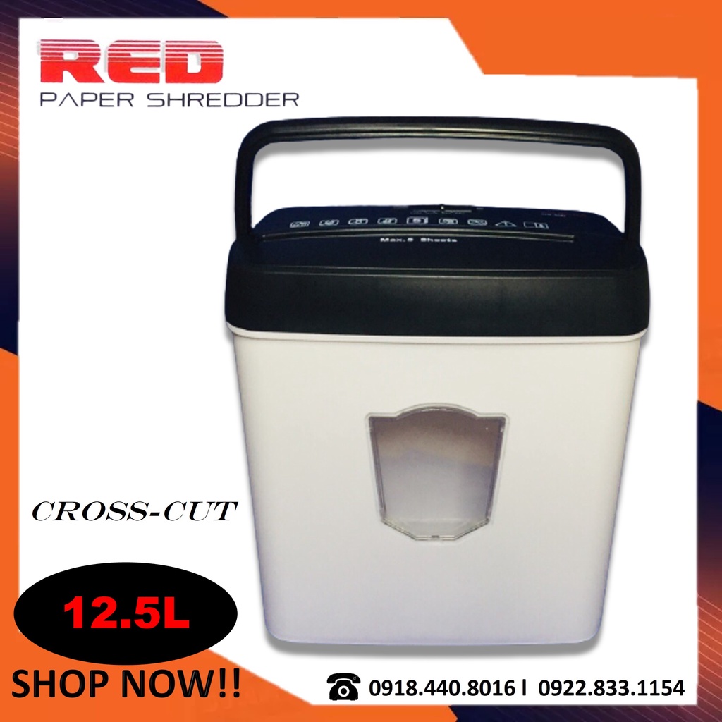 RED Paper Shredder, Shredding Machine, Paper Cutter, Shredders, Manual