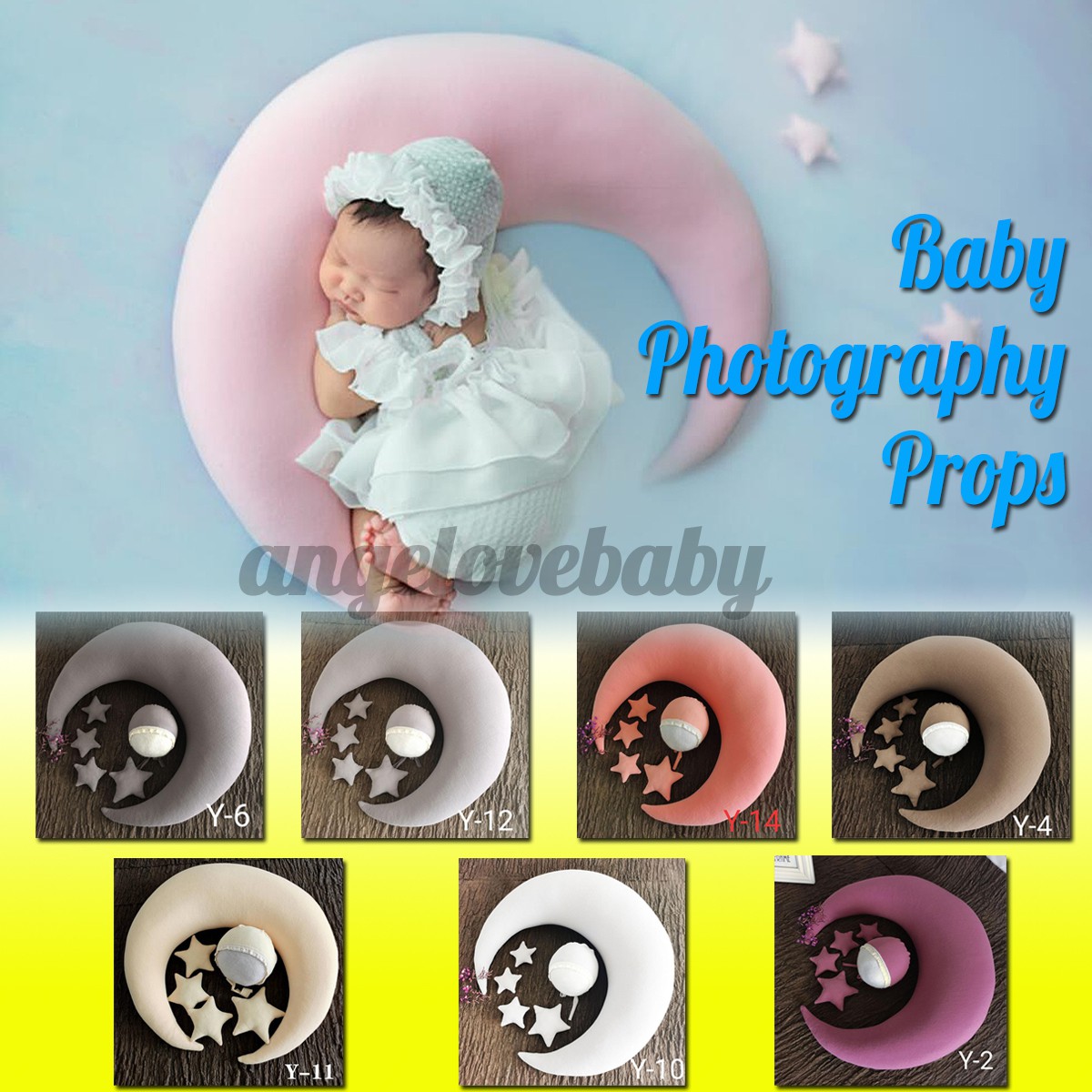 moon shaped pillow for babies