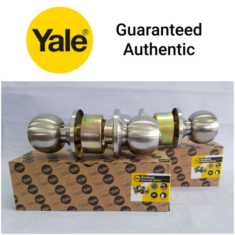 Yale Door Knob Lockset Doorknob Lock Set Entrance Privacy Bathroom