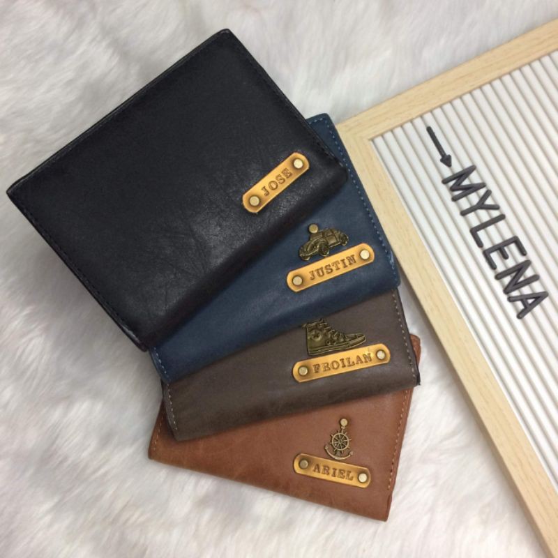 MENS FOLD WALLET+PERSONALIZED(with name) | Shopee Philippines