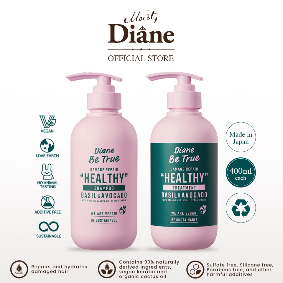 Diane Be True Damage Repair Shampoo and Treatment Set (400 ML each