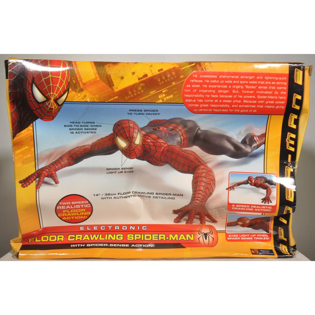 crawling spiderman toy