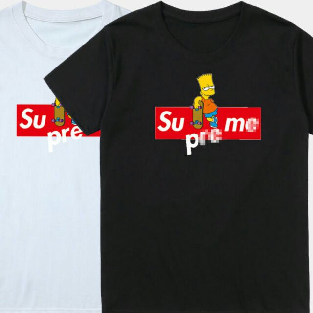 supreme bart simpson t shirt