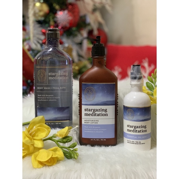 Authentic Bath and Body Works Aromatherapy STARGAZING MEDITATION