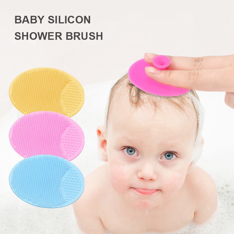 Baby Bath Brush for Baby Facial Cleaning Pad Shopee Philippines