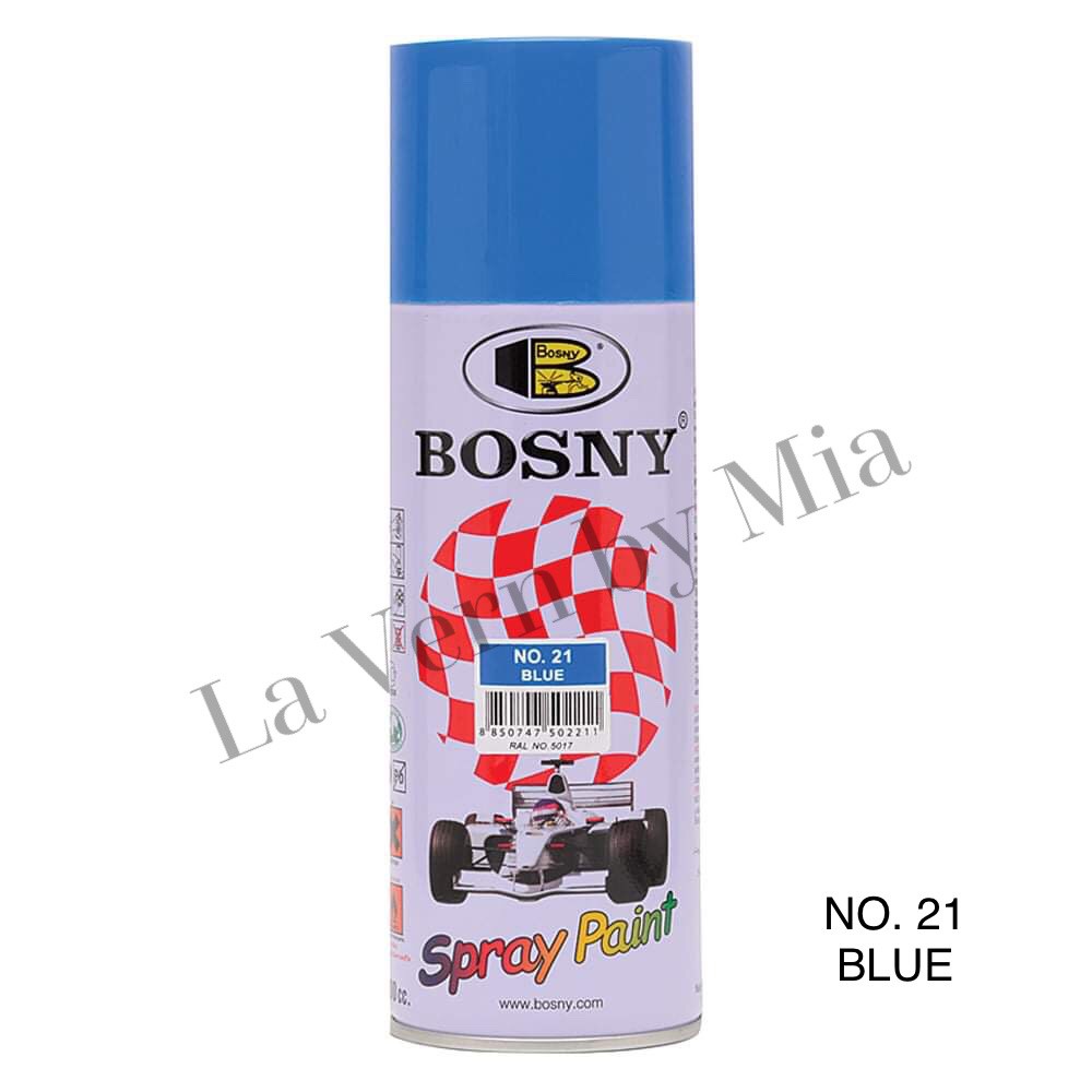 BOSNY SPRAY PAINT BLUE NO. 21 400CC Shopee Philippines