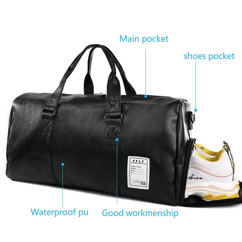 bag with shoe pocket