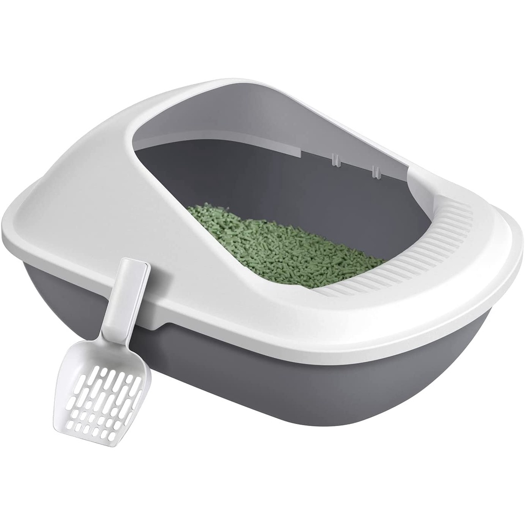Cat Little Box SemiEnclosed Litter Box with Lid Cat Litter Toilet