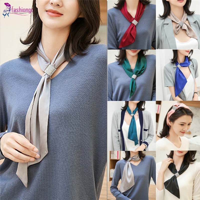 thin silk scarf