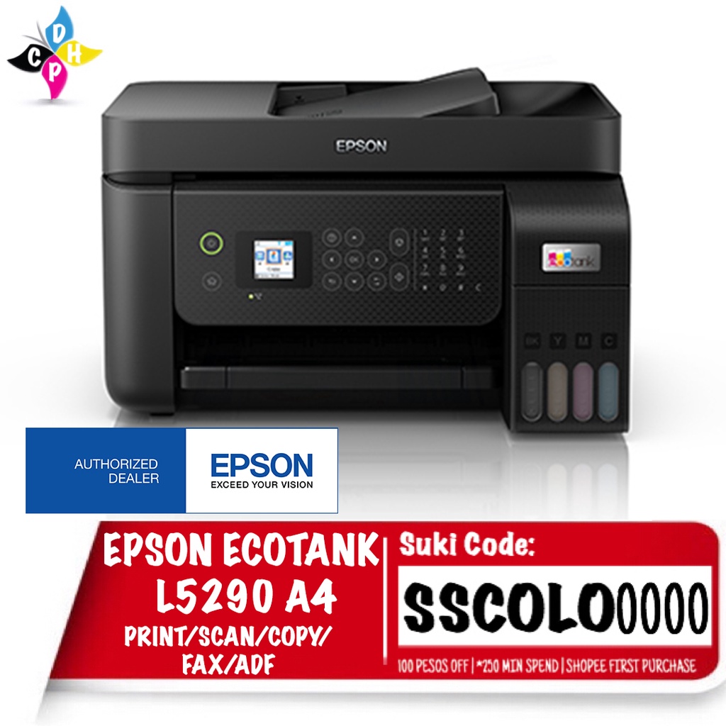 Epson EcoTank L5290 A4 Wi-Fi All-in-One Ink Tank Printer with ADF ...