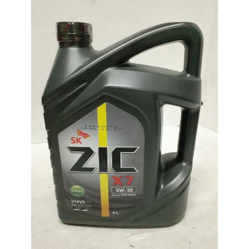 ZIC X7 5W-30 DSL FULLY SYNTHETIC (1 GALLON / 6 LITERS) | Shopee Philippines