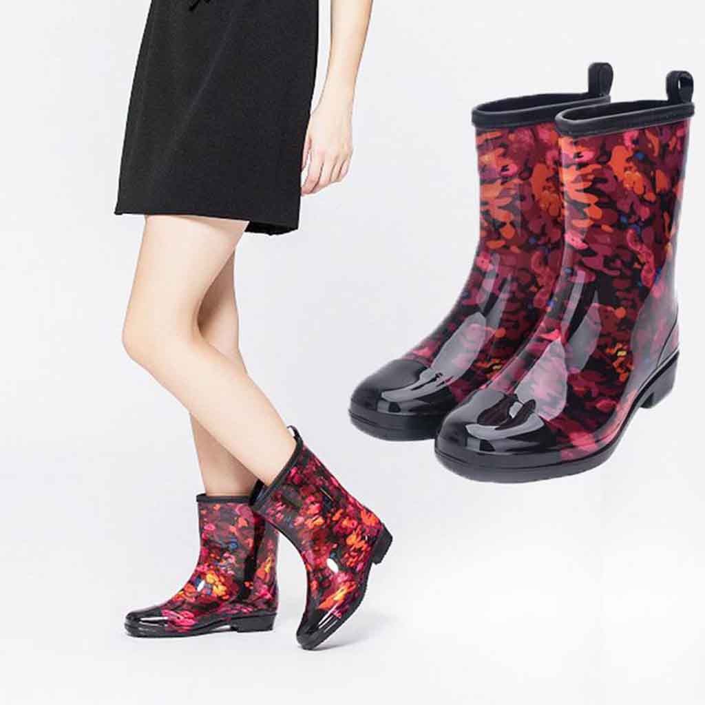 womens non slip rain boots