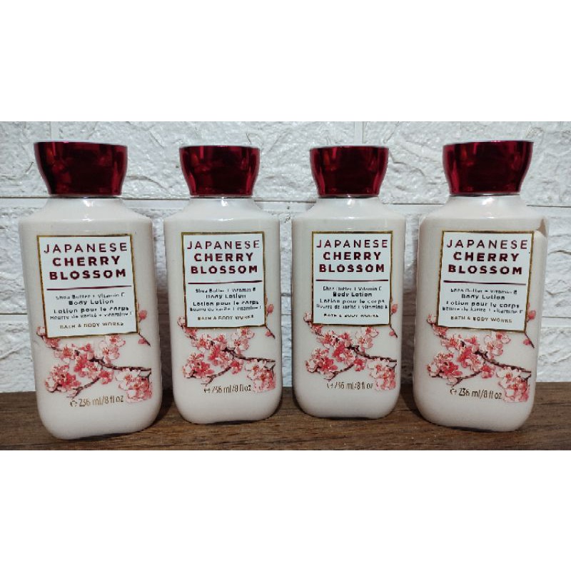 ORIGINAL BATH & BODY WORKS BODY LOTION JAPANESE CHERRY BLOSSOM