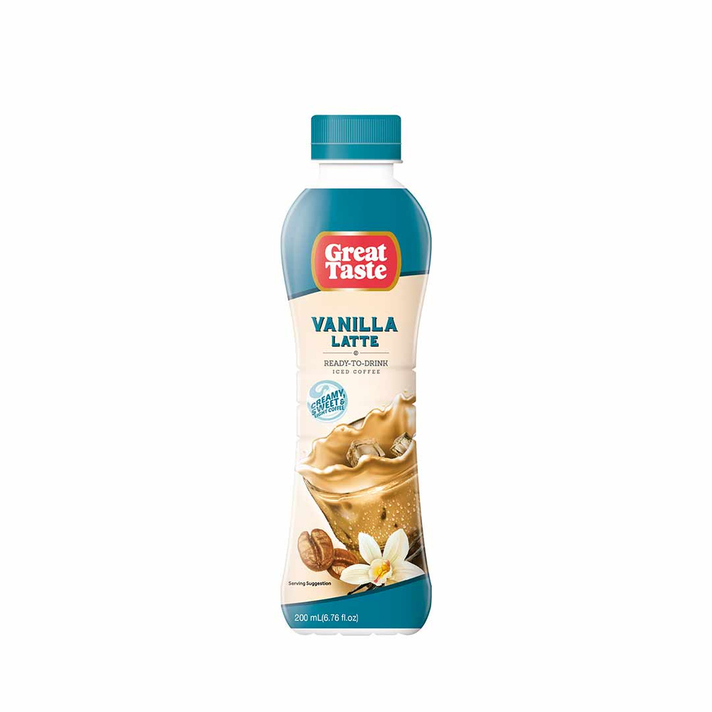 Great Taste Iced Coffee Vanilla Latte 200ml Beecost