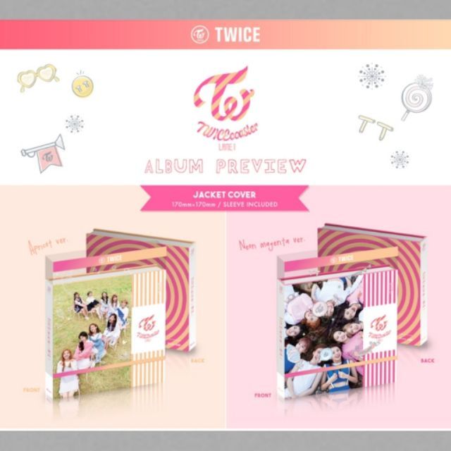 Sealed Twice Tcl1 Twicecoaster Lane 1 Album Shopee Philippines