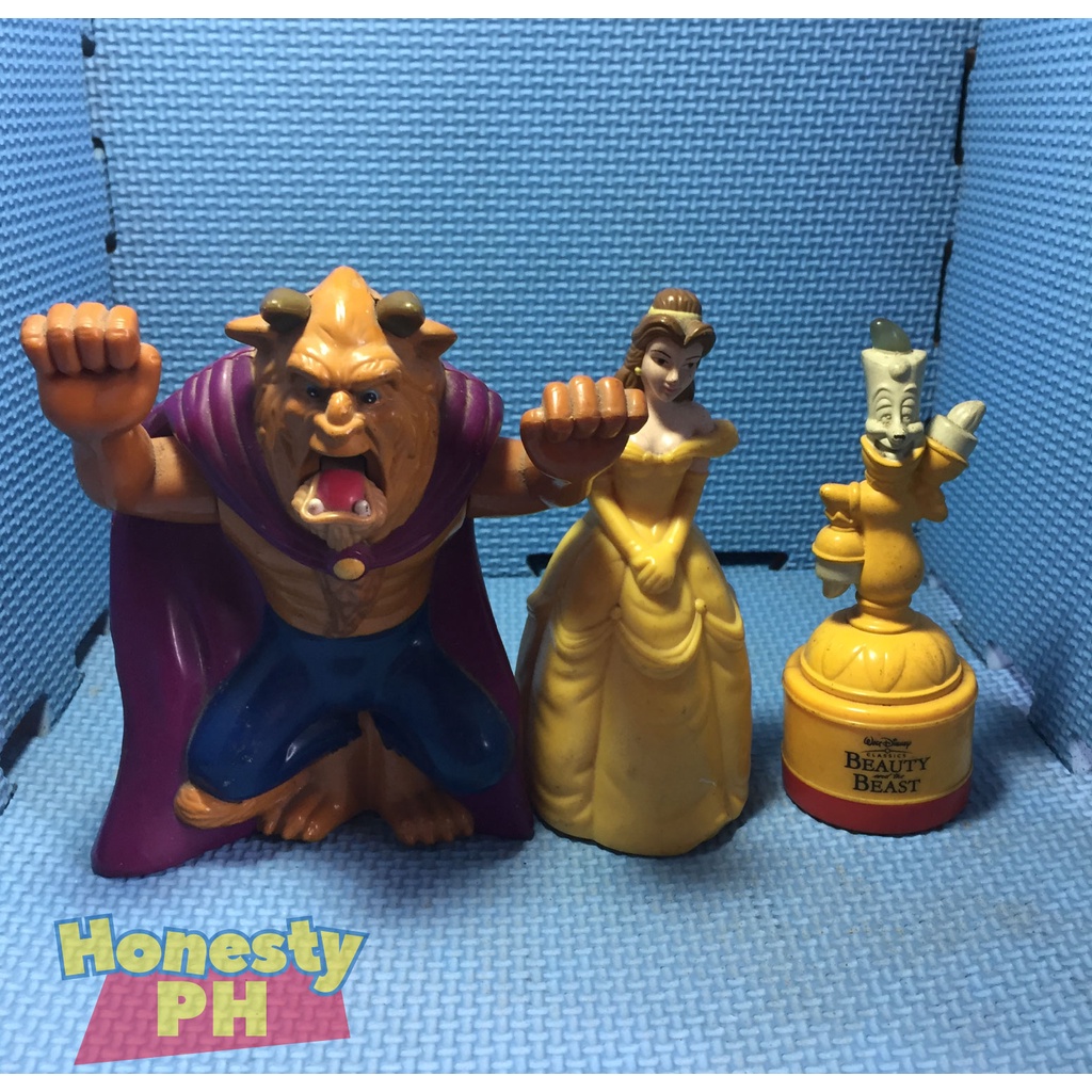 McDonalds Beauty and the Beast Collector's Toys (preloved) Shopee