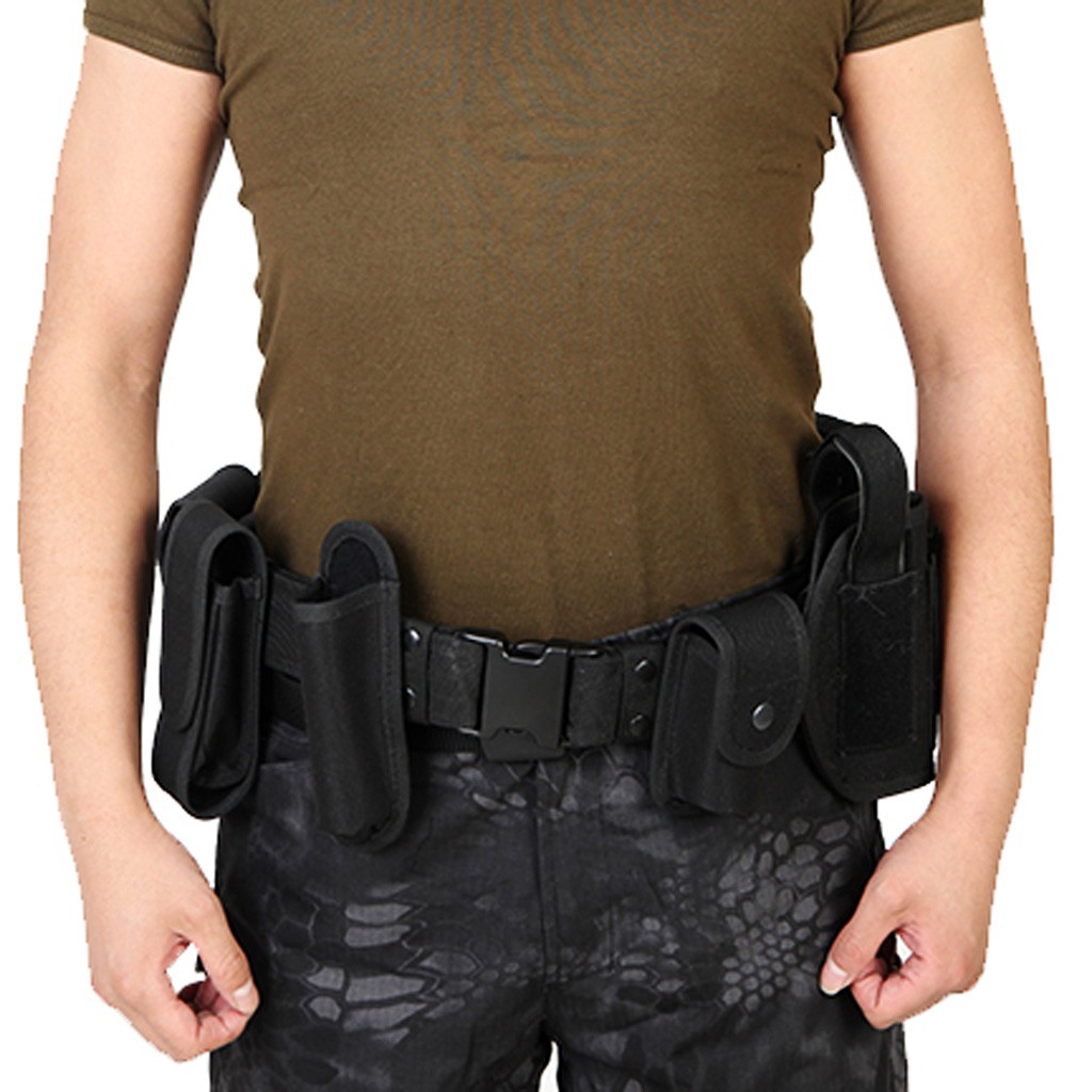 Utility Belt Waist Bag Security Police Guard Kit with Radio Holster Pouch |  Shopee Philippines