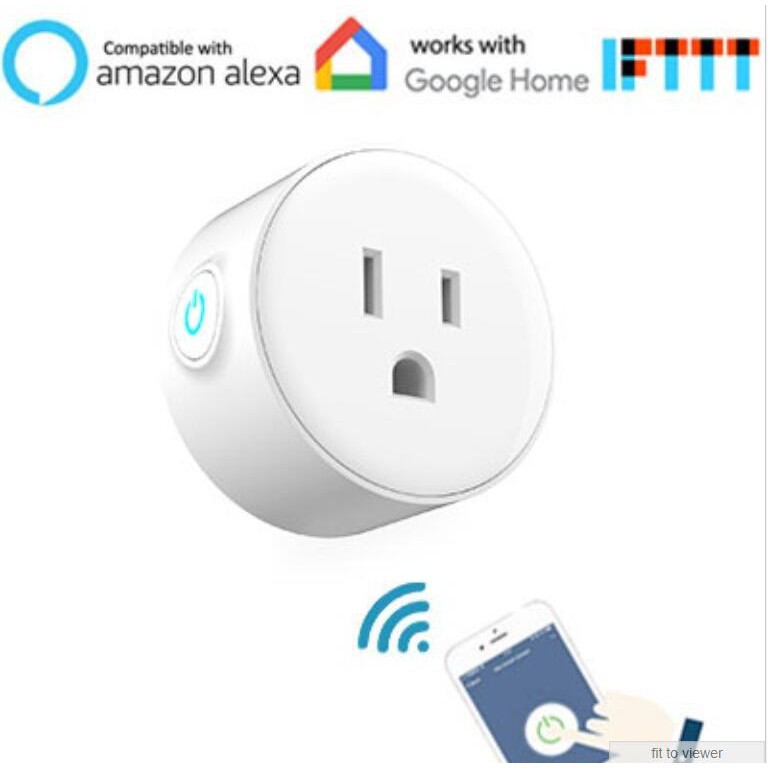 10A WiFi Smart Plug With Amazon Alexa 