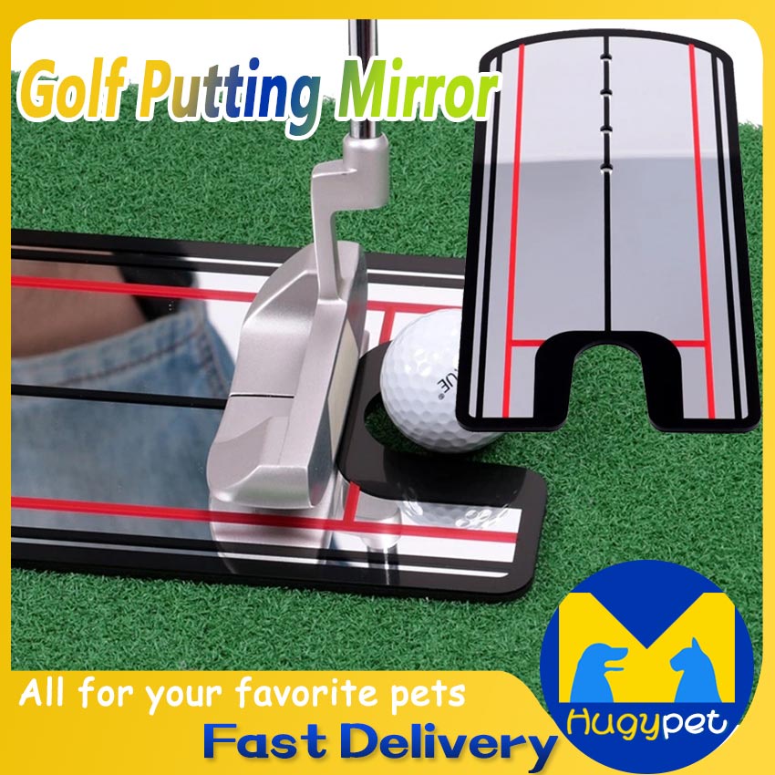 1pcs Golf Putting Mirror Alignment Training Aid Swing Trainer Eye Line ...