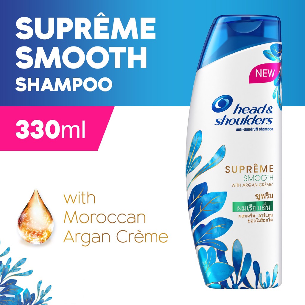 Head & Shoulders Supreme Smooth AntiDandruff Scalp Care Shampoo with